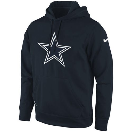 Dallas Cowboys Nike KO Logo Essential Pullover Hoodie Navy